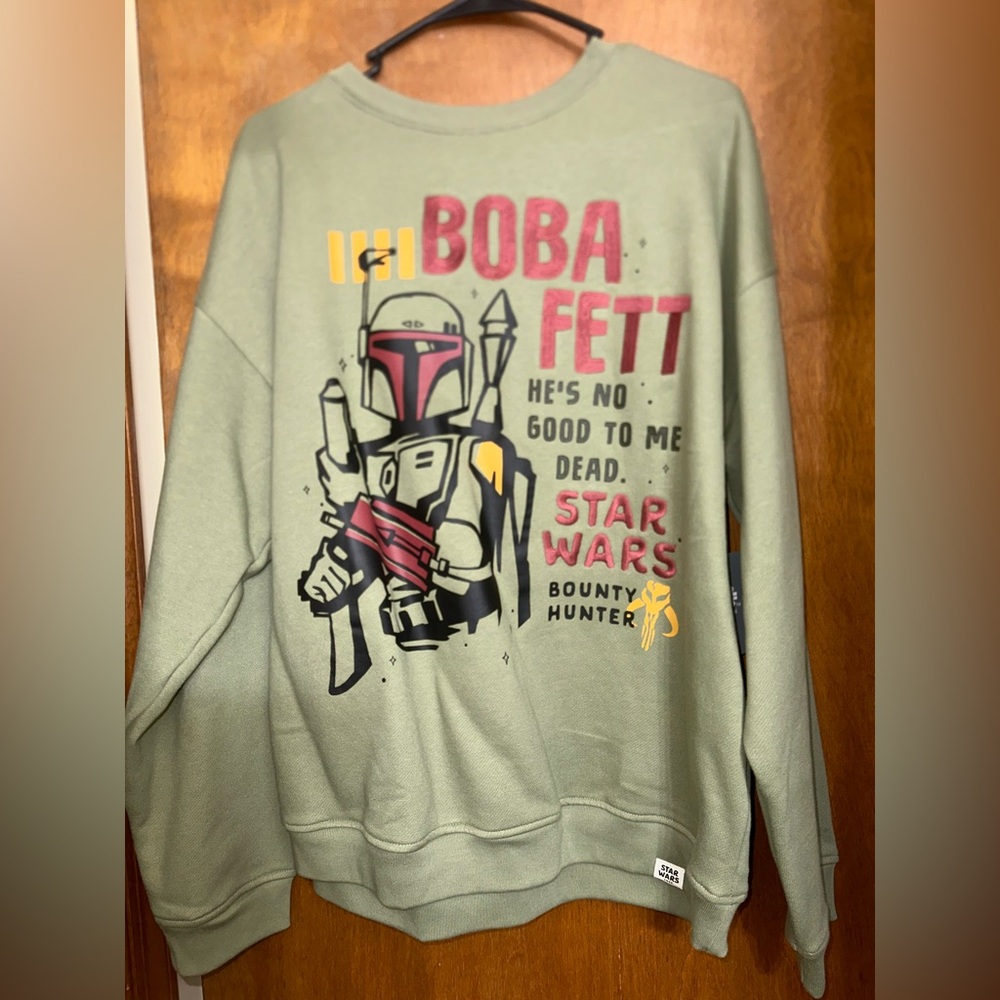 Disney Star Wars Boba Fett Crewneck
